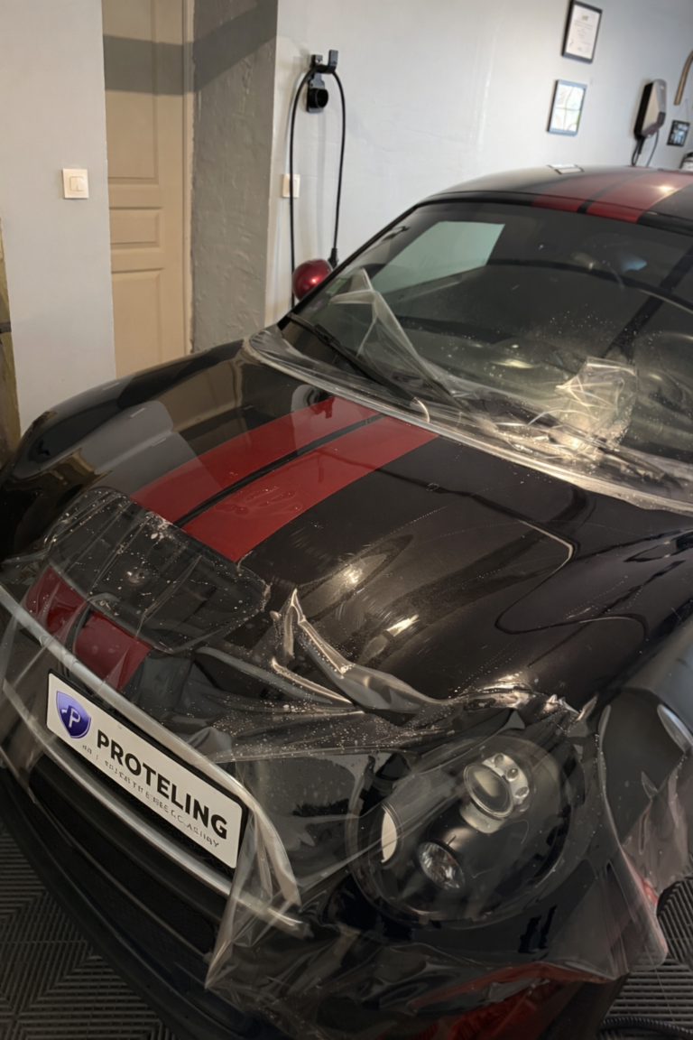 pose PPF sur covering capot mini coupé par proteling Amblainville Oise / val d'Oise