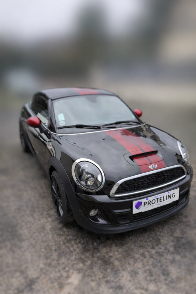 Mini coupe protéger par proteling bande covering ppf à Amblainville Oise val d'Oise
